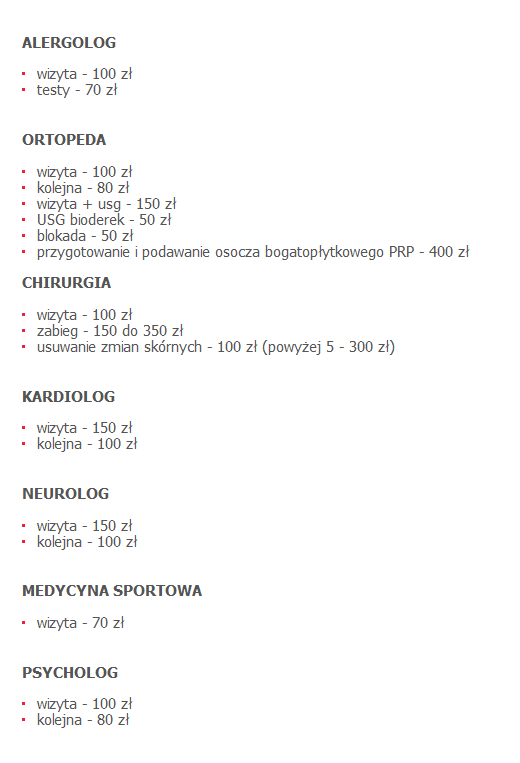 Centrum Medycyny Specjalistycznej ON CLINIC dr Michał Glogasa lek. med. specj. chirurg, specj. medycyny sportowej, specj. medycyny paliatywnej — zdjęcie 3